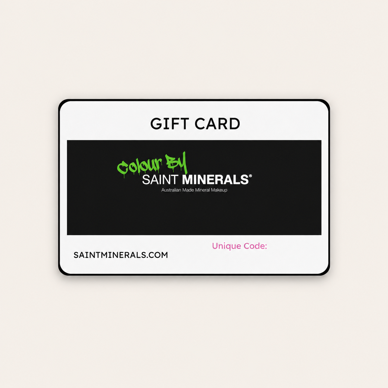SAINT MINERALS® Gift Cards