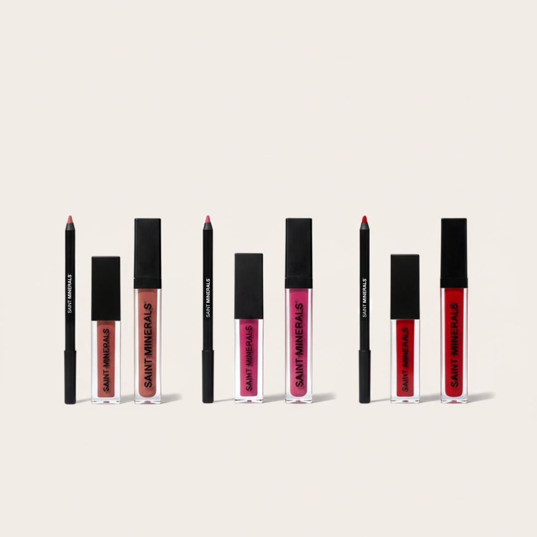 SAINT MINERALS® Lip Trios (Saving $24)